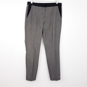 T. Tahari Black White Career Pants size 8 Women  Excellent Preowned Condition